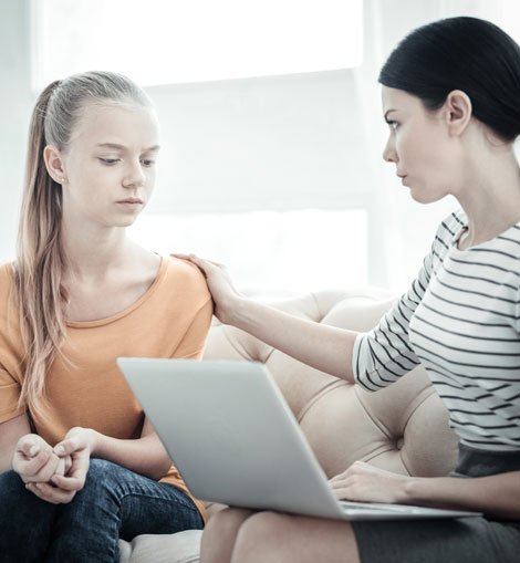 teen girls therapy at Refuge Girls Academy in Indiana